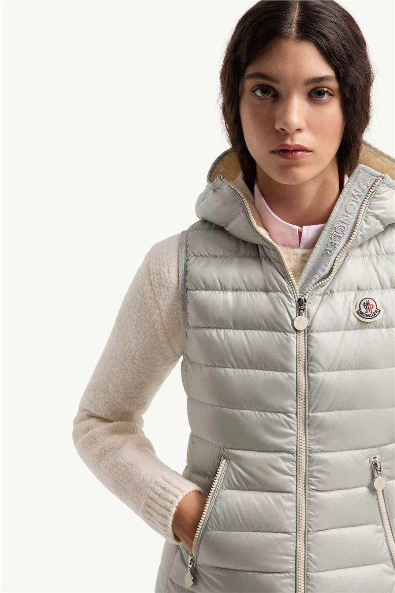 Glycosse hooded down gilet-MONCLER-Verso