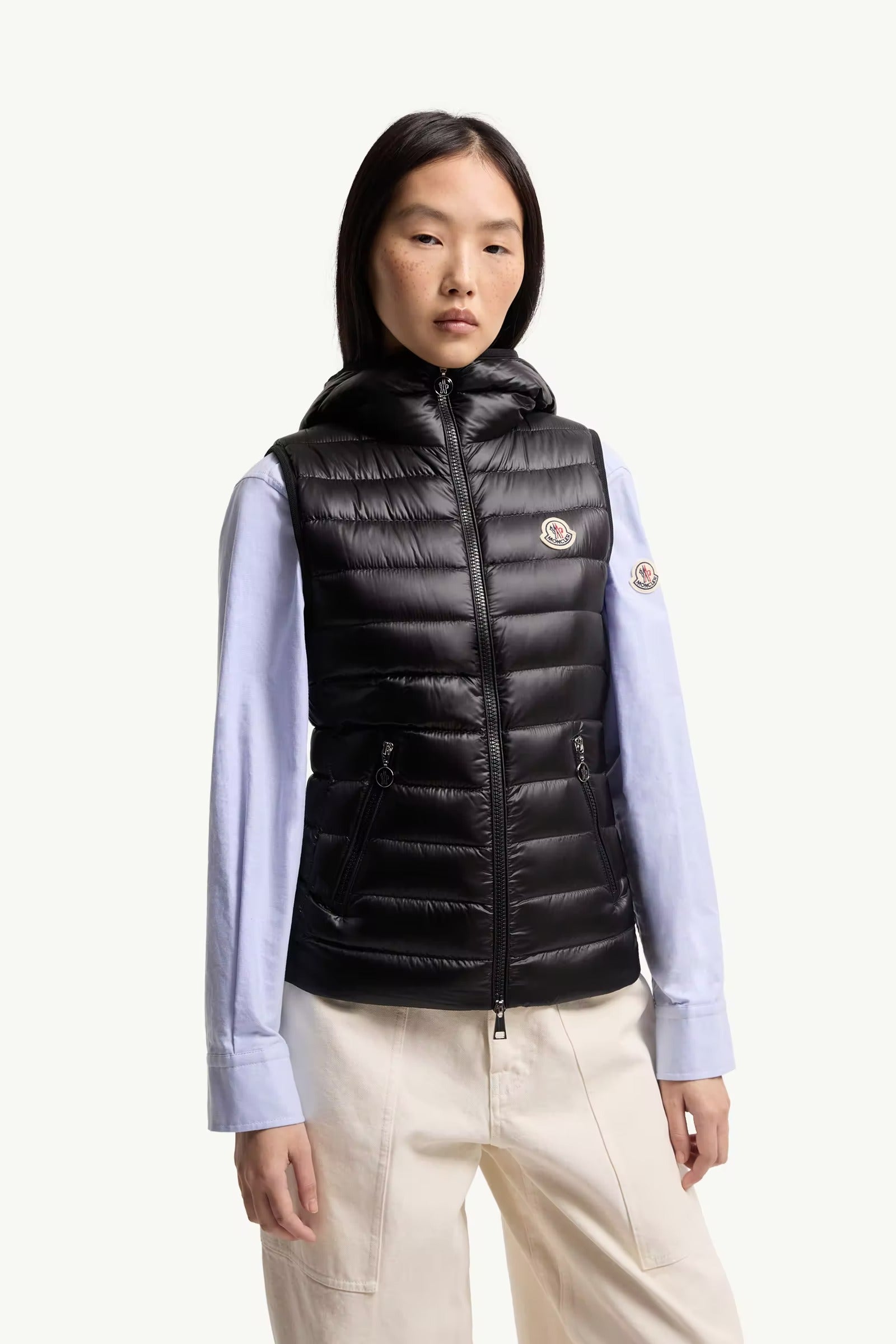 Glycosse Hooded Down Gilet-MONCLER-Verso