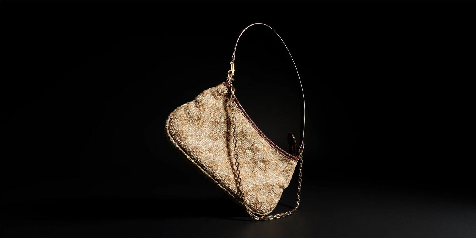 Gossip crystal small shoulder bag-GUCCI-Verso