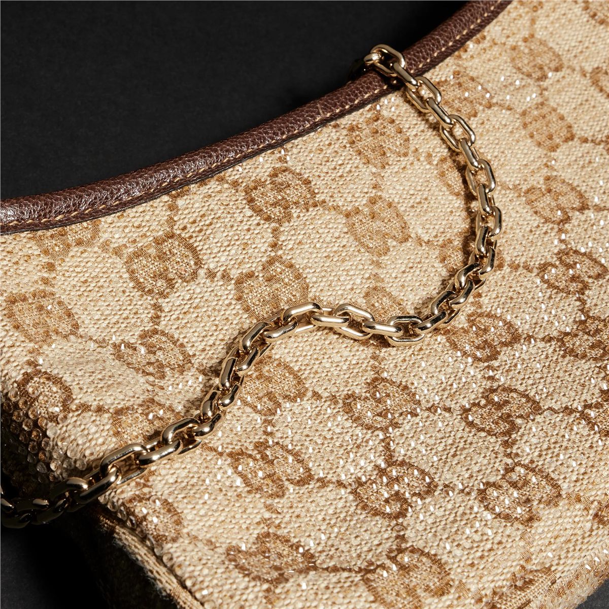 Gossip crystal small shoulder bag-GUCCI-Verso
