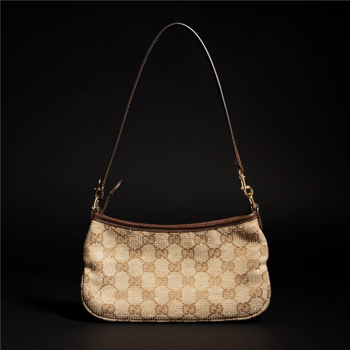 Gossip crystal small shoulder bag-GUCCI-Verso