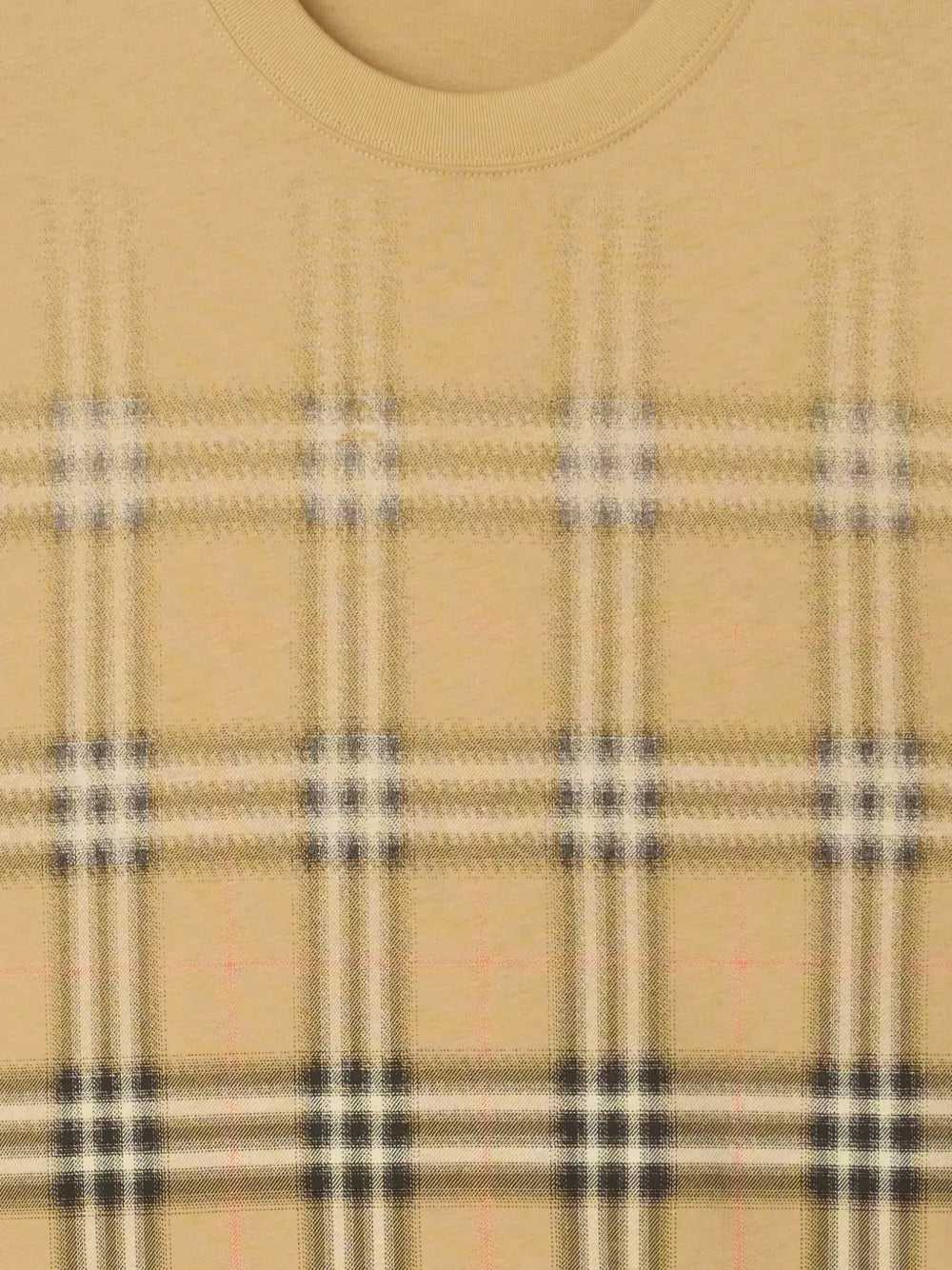 Gradient check cotton t-shirt-BURBERRY-Verso