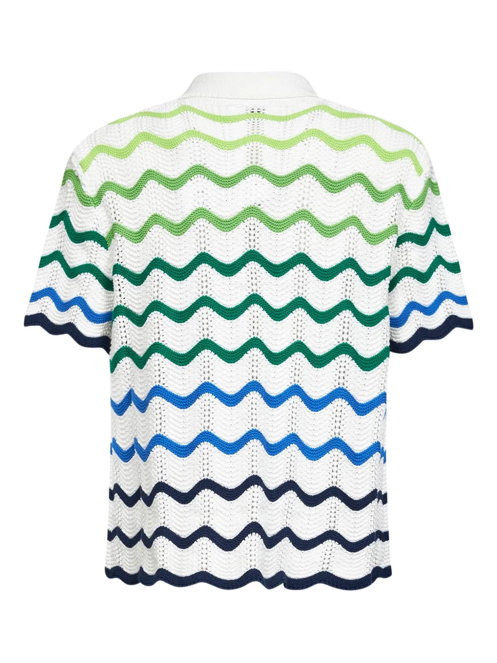 Gradient wave crochet shirt-CASABLANCA-Verso