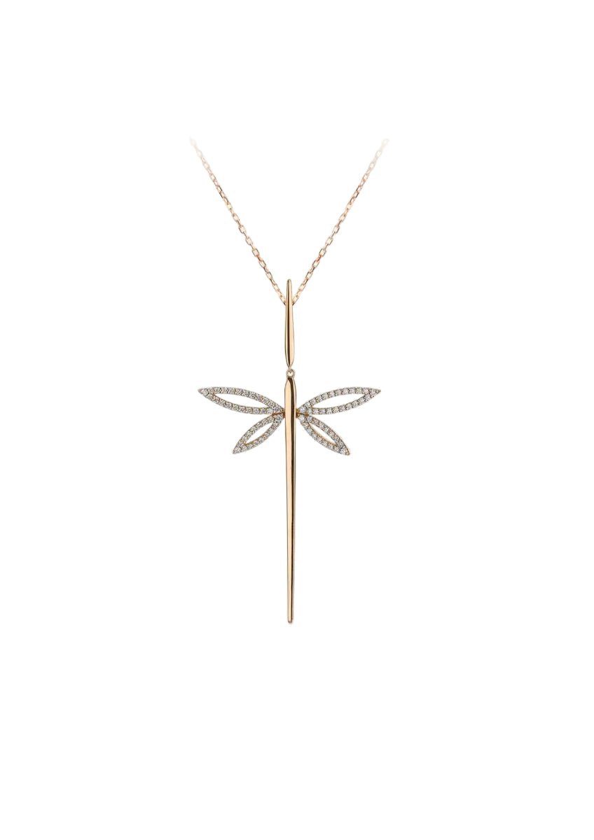 Gran dragonfly necklace-ANAPSARA-Verso