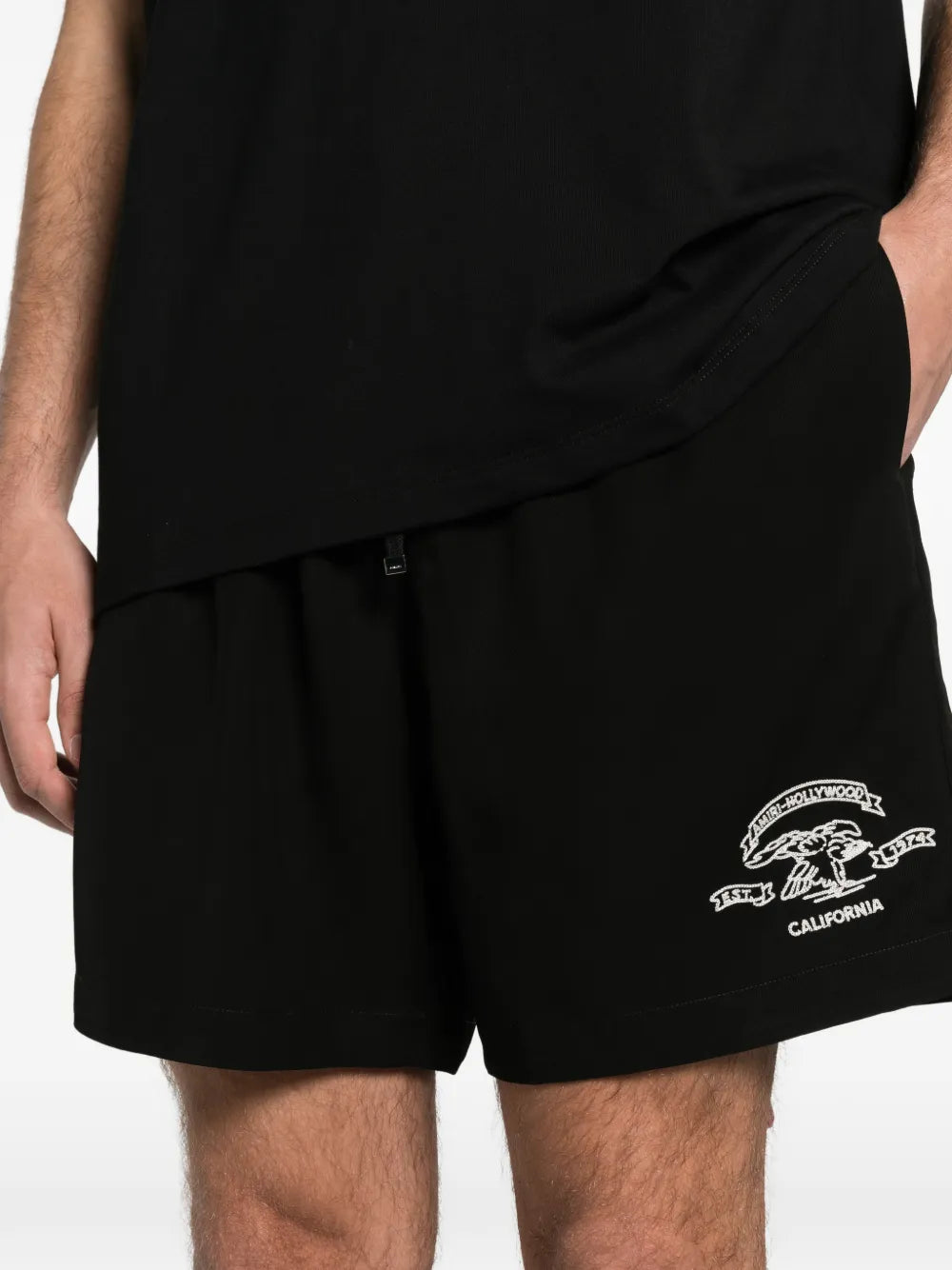 Graphic drawstring shorts-AMIRI-Verso