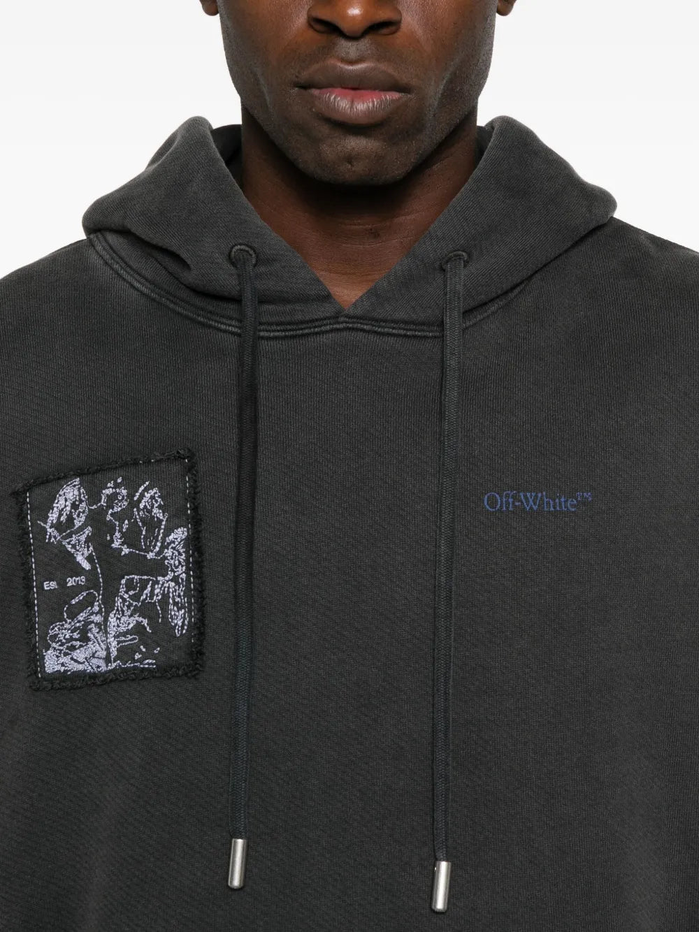 Graphic-print hoodie-OFF-WHITE-Verso