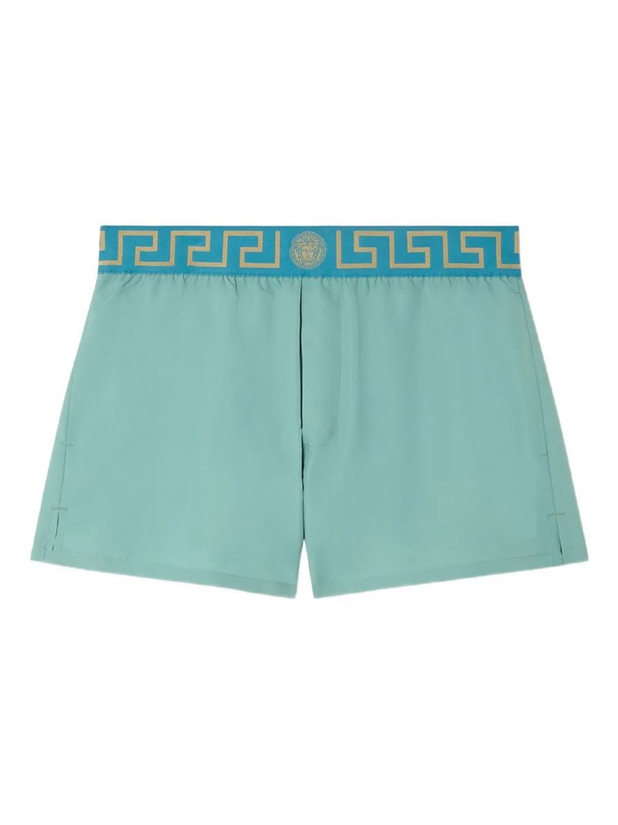 Greca border swim shorts-VERSACE-Verso