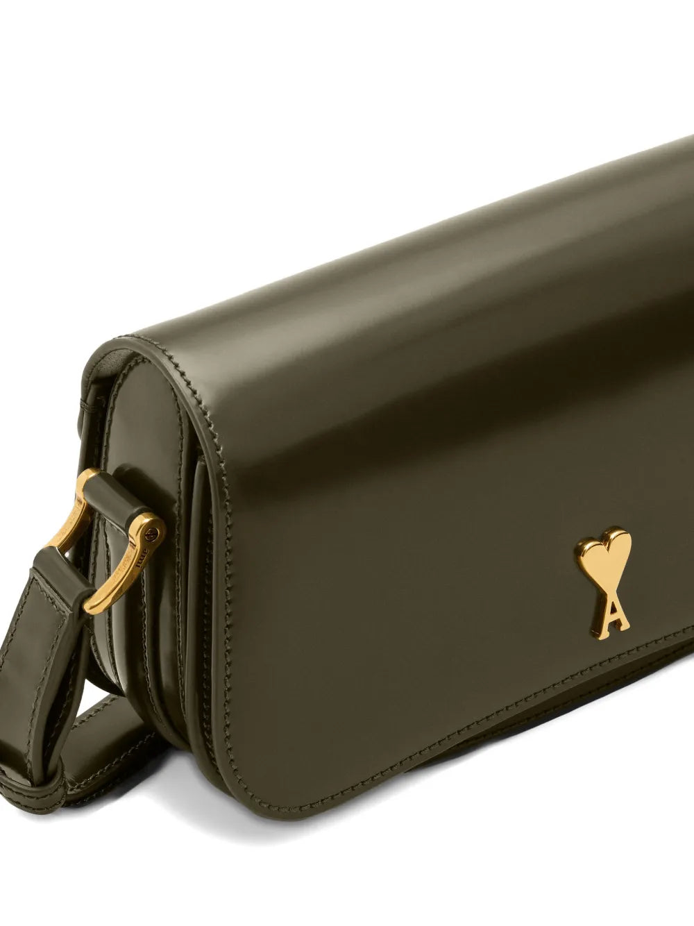 Paris paris glazed paris shoulder bag-AMI-Verso