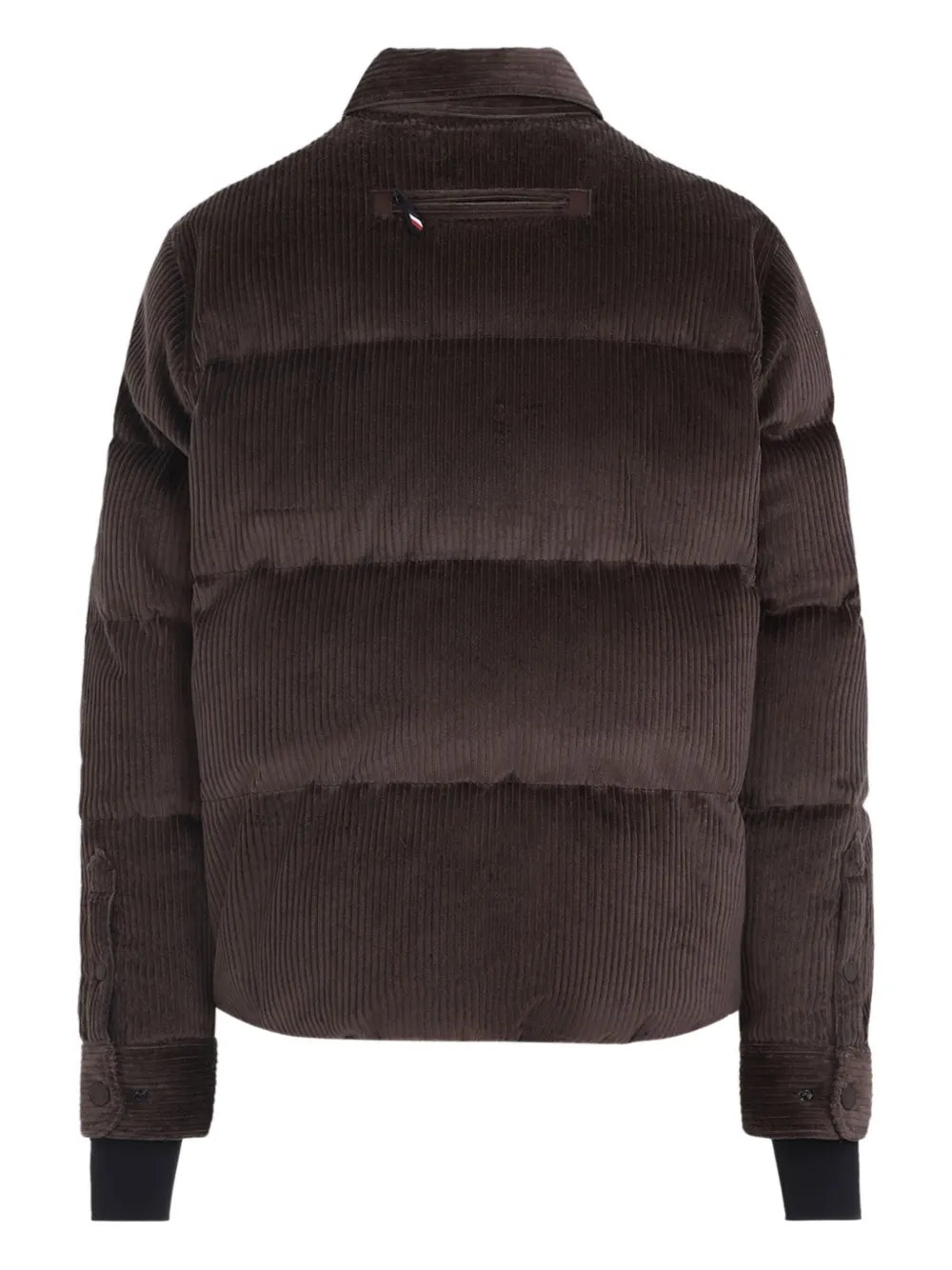 Grenoble corduroy feather down coat-MONCLER-Verso