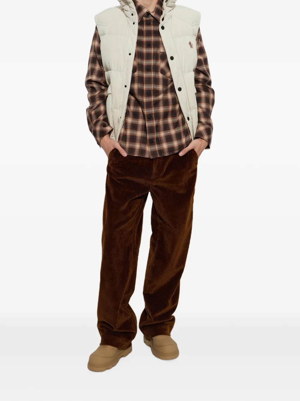 Grenoble corduroy trousers-MONCLER-Verso