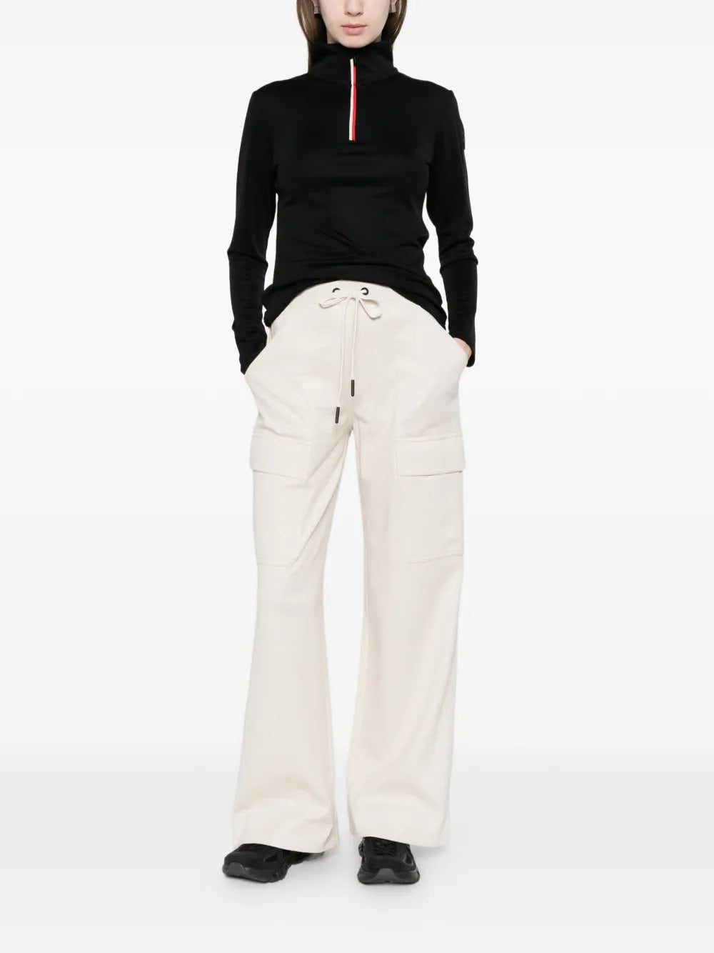 Grenoble drawstring cargo-pocket trousers-MONCLER-Verso