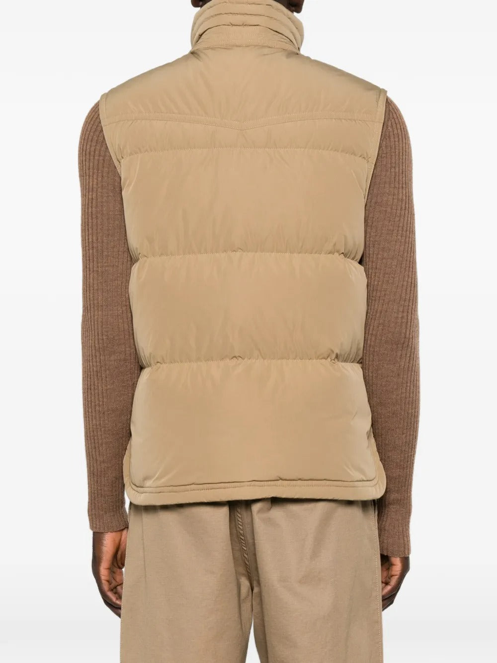 Grenoble evans quilted high-neck gilet-MONCLER-Verso