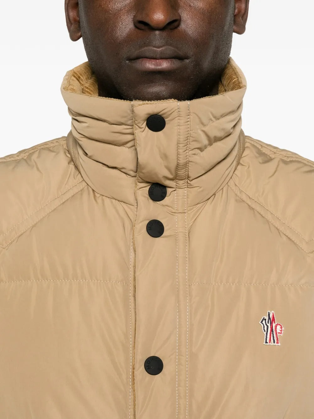 Grenoble evans quilted high-neck gilet-MONCLER-Verso