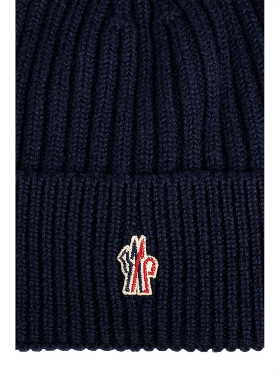 Grenoble logo-appliqué beanie-MONCLER-Verso