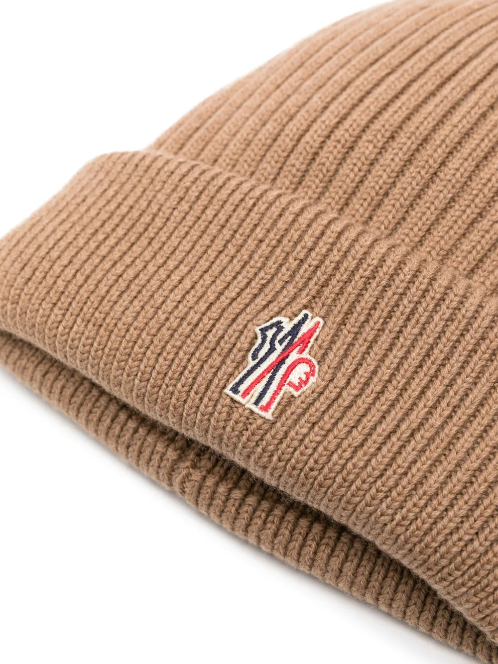 Grenoble logo-embroidered padded wool beanie-MONCLER-Verso