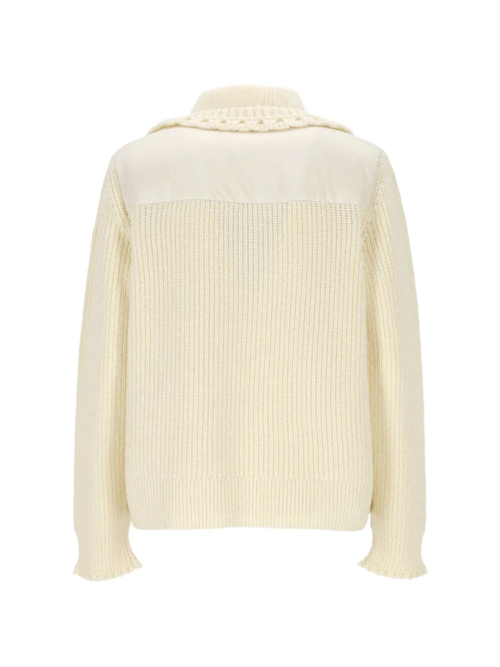 Grenoble quilted panelled sweater-MONCLER-Verso