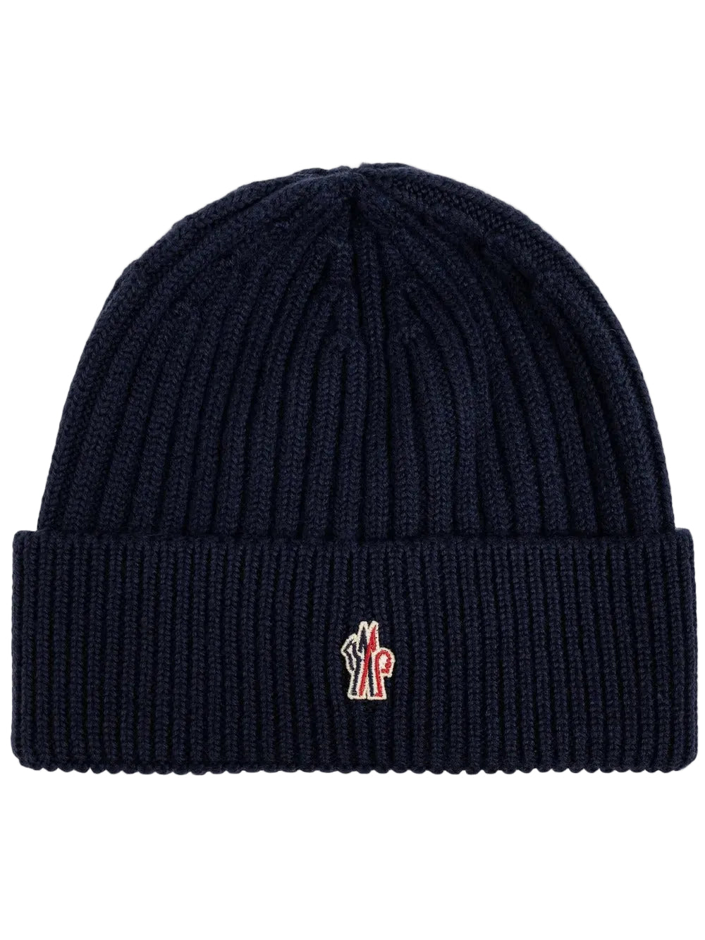 Grenoble ribbed-knit virgin wool beanie hat-MONCLER-313412-TU-Verso