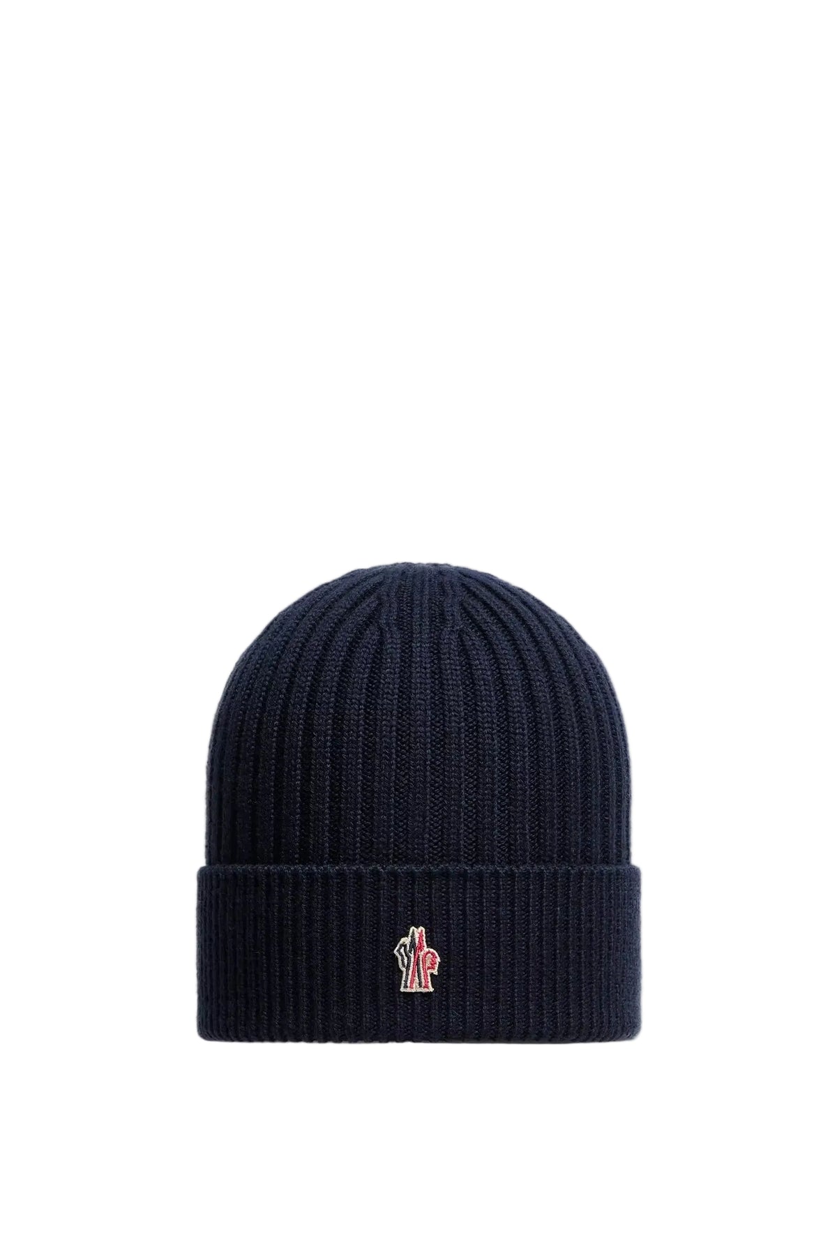 Grenoble Ribbed-Knit Virgin Wool Beanie Hat-MONCLER-313412-TU-Verso