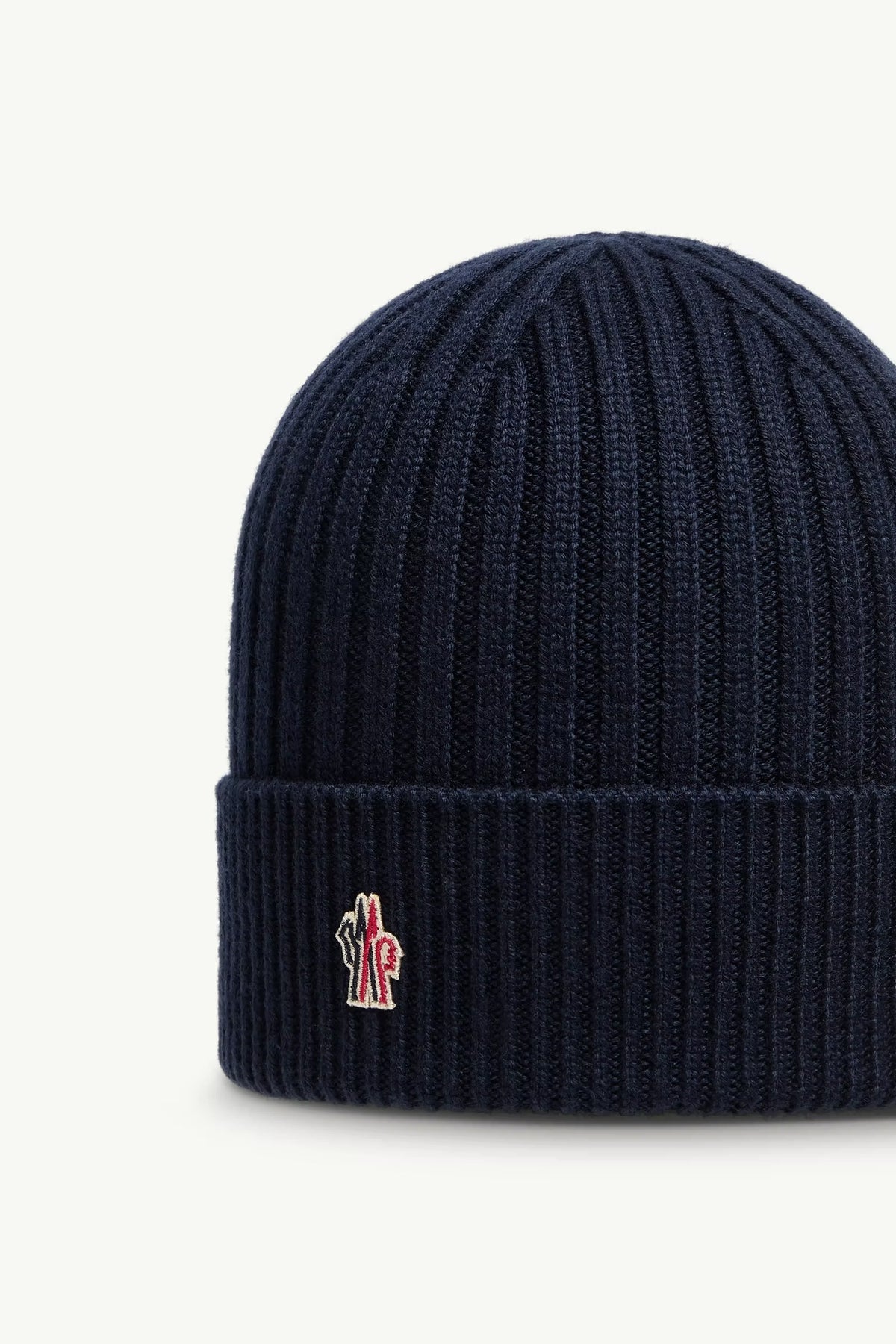 Grenoble Ribbed-Knit Virgin Wool Beanie Hat-MONCLER-Verso