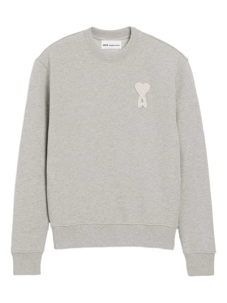 トップス AMI DE COEUR SWEATSHIRT grey-cotton-knitted-ami-de-
