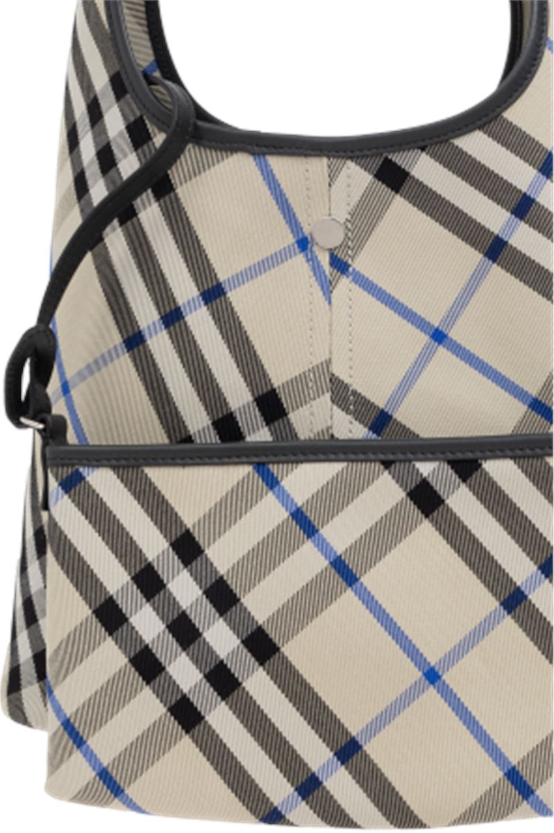 GREY SHOULDER BAG KNIT SMALL -  BURBERRY -  Verso