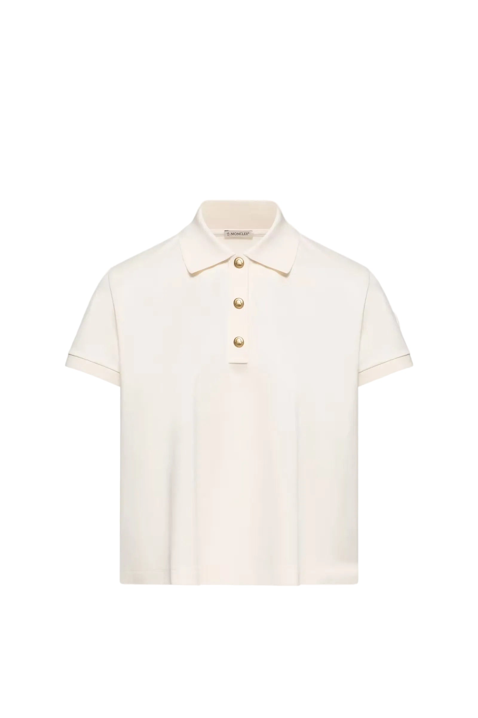 Grosgrain logo cotton polo shirt-MONCLER-312374-XS-Verso