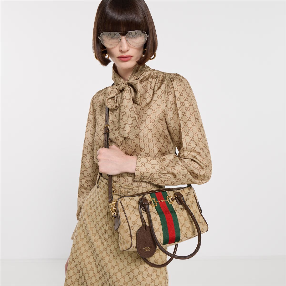 Gucci borsetto medium boston bag-GUCCI-Verso