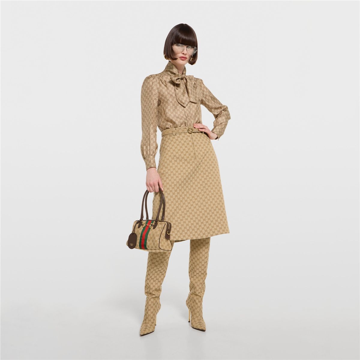 Gucci borsetto medium boston bag-GUCCI-Verso