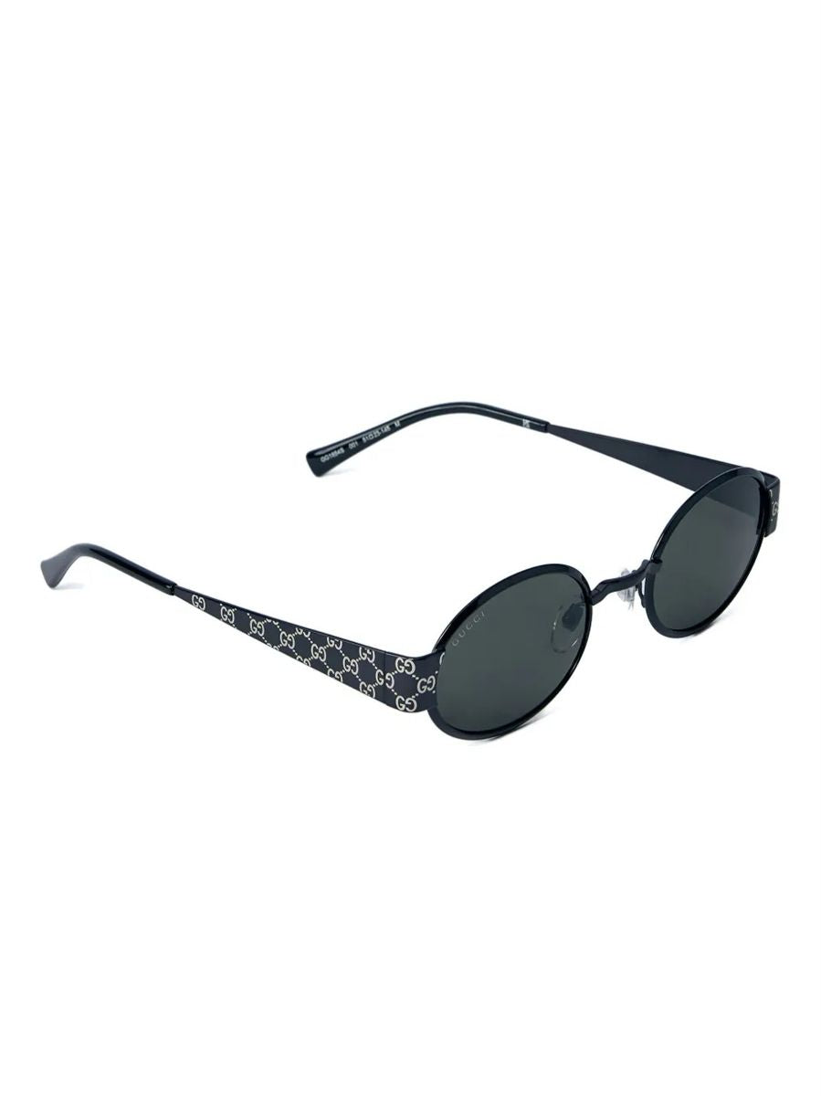 Gucci eyewear oval frame sunglasses-GUCCI-Verso