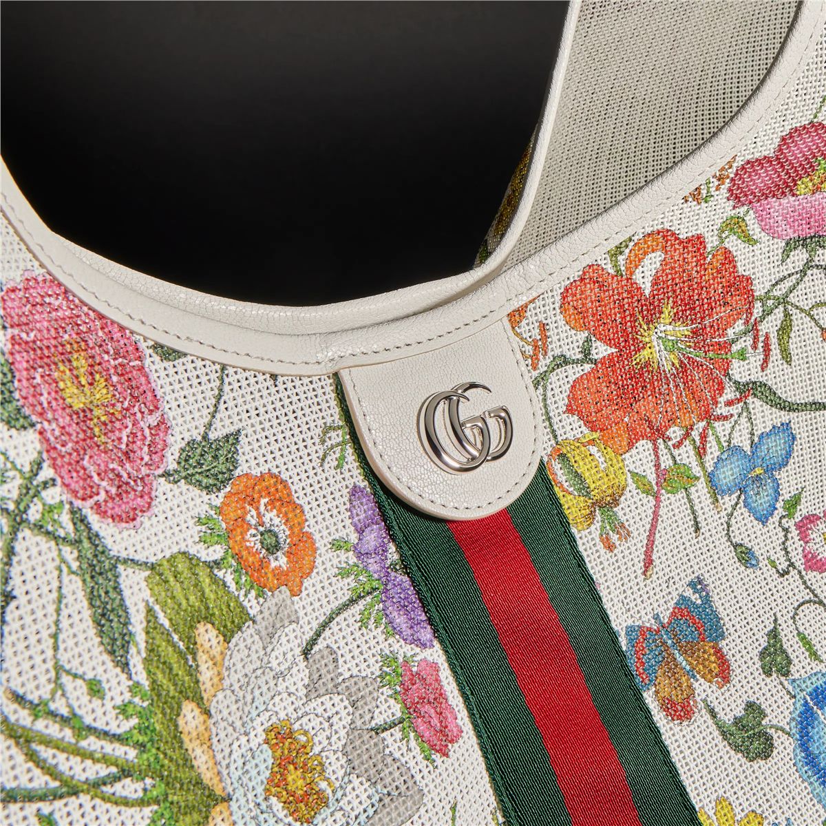 Gucci giglio flora large tote bag-GUCCI-Verso