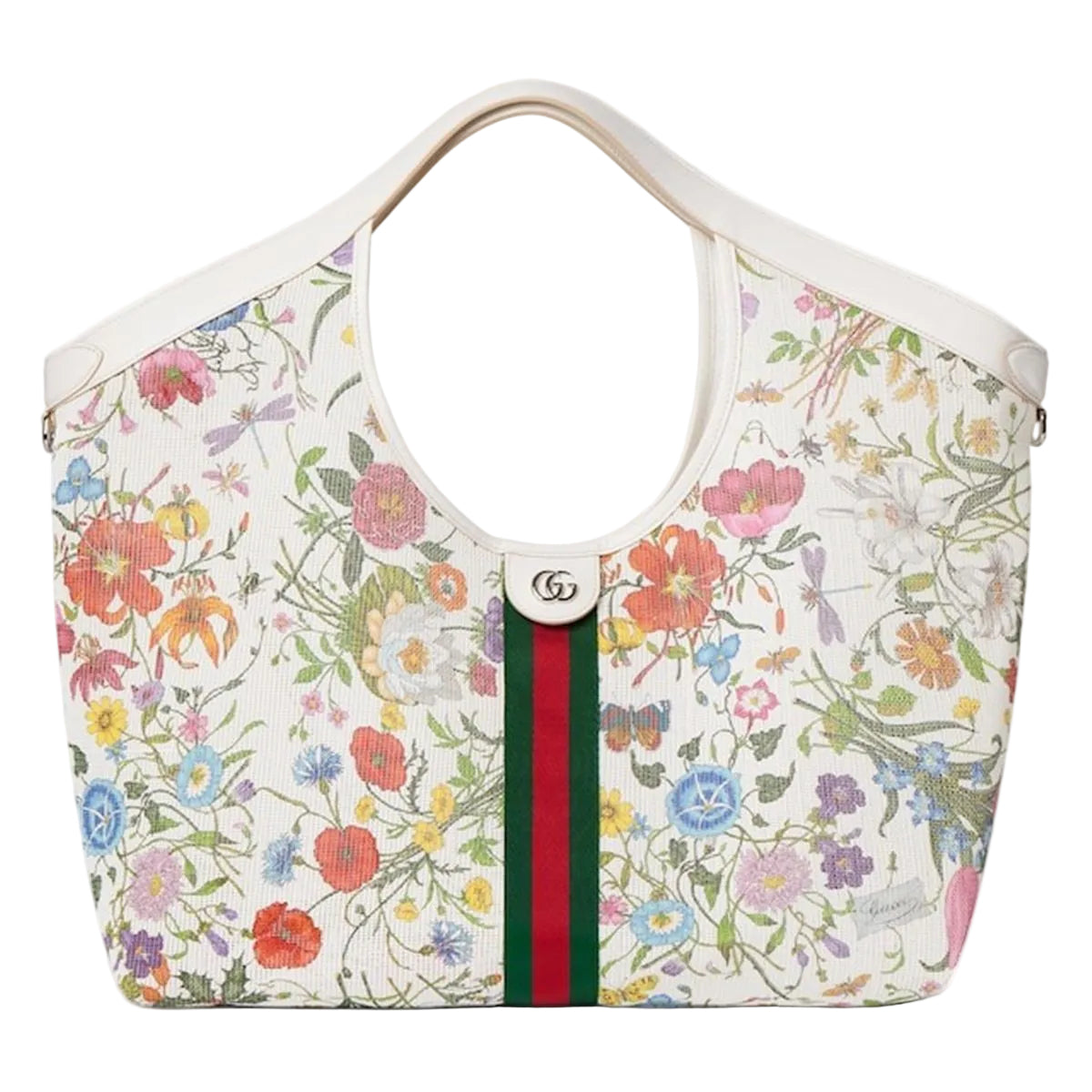 Gucci giglio flora large tote bag-GUCCI-311938-TU-Verso