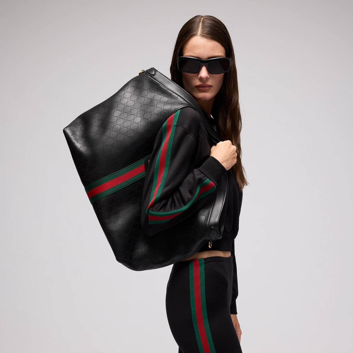 Gucci giglio large tote bag-GUCCI-Verso