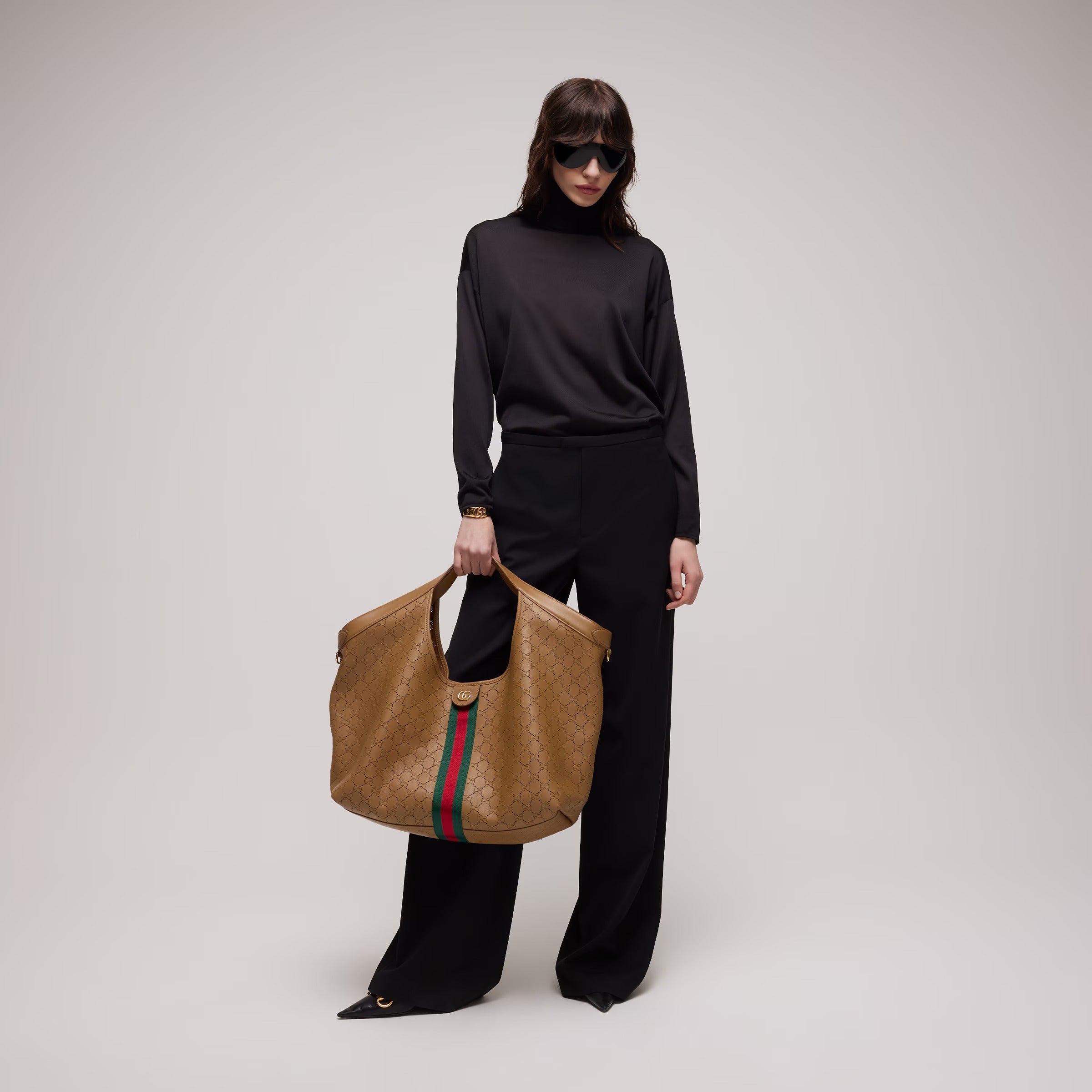 Gucci giglio large tote bag-GUCCI-Verso