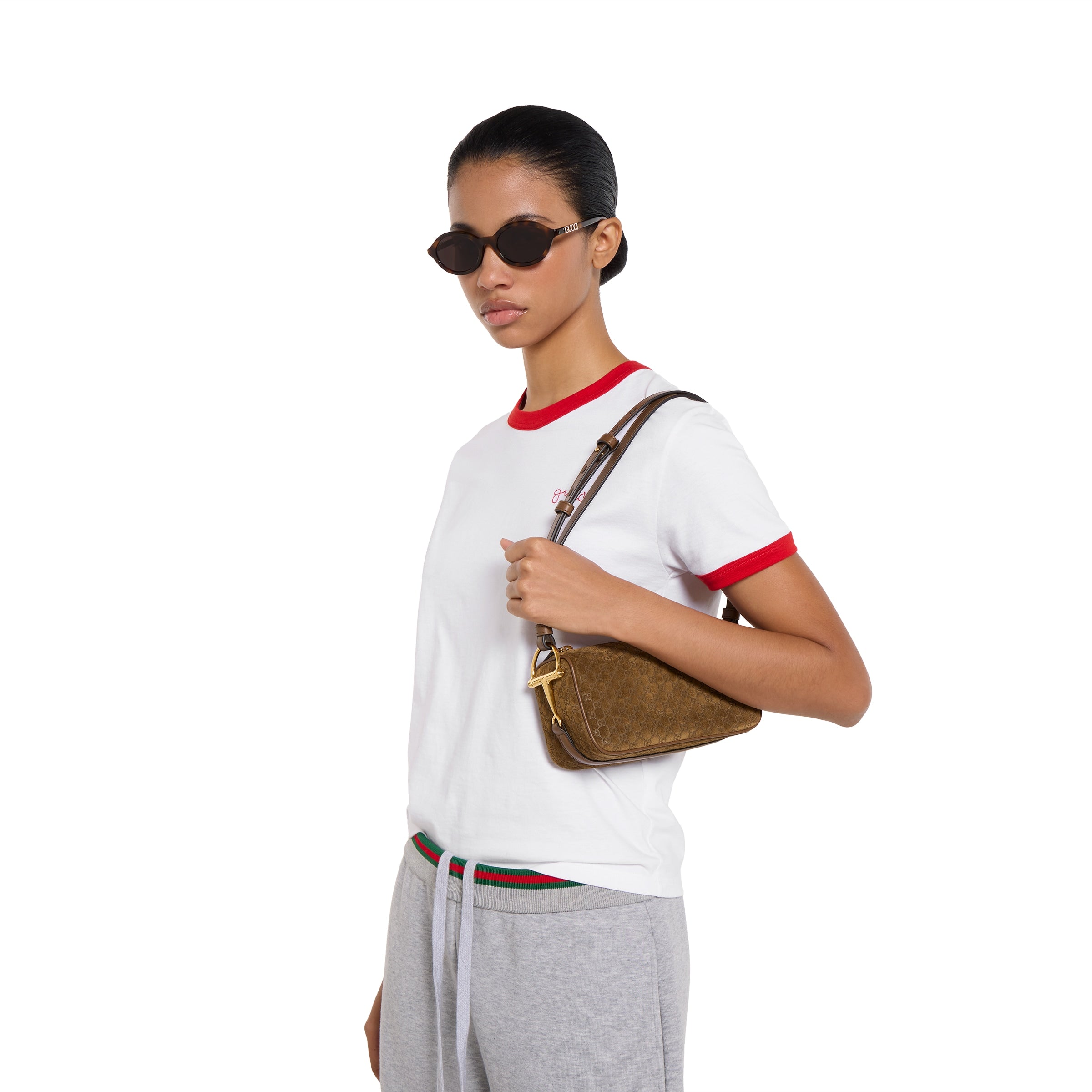 Gucci Half Horsebit Mini Shoulder Bag-GUCCI-Verso