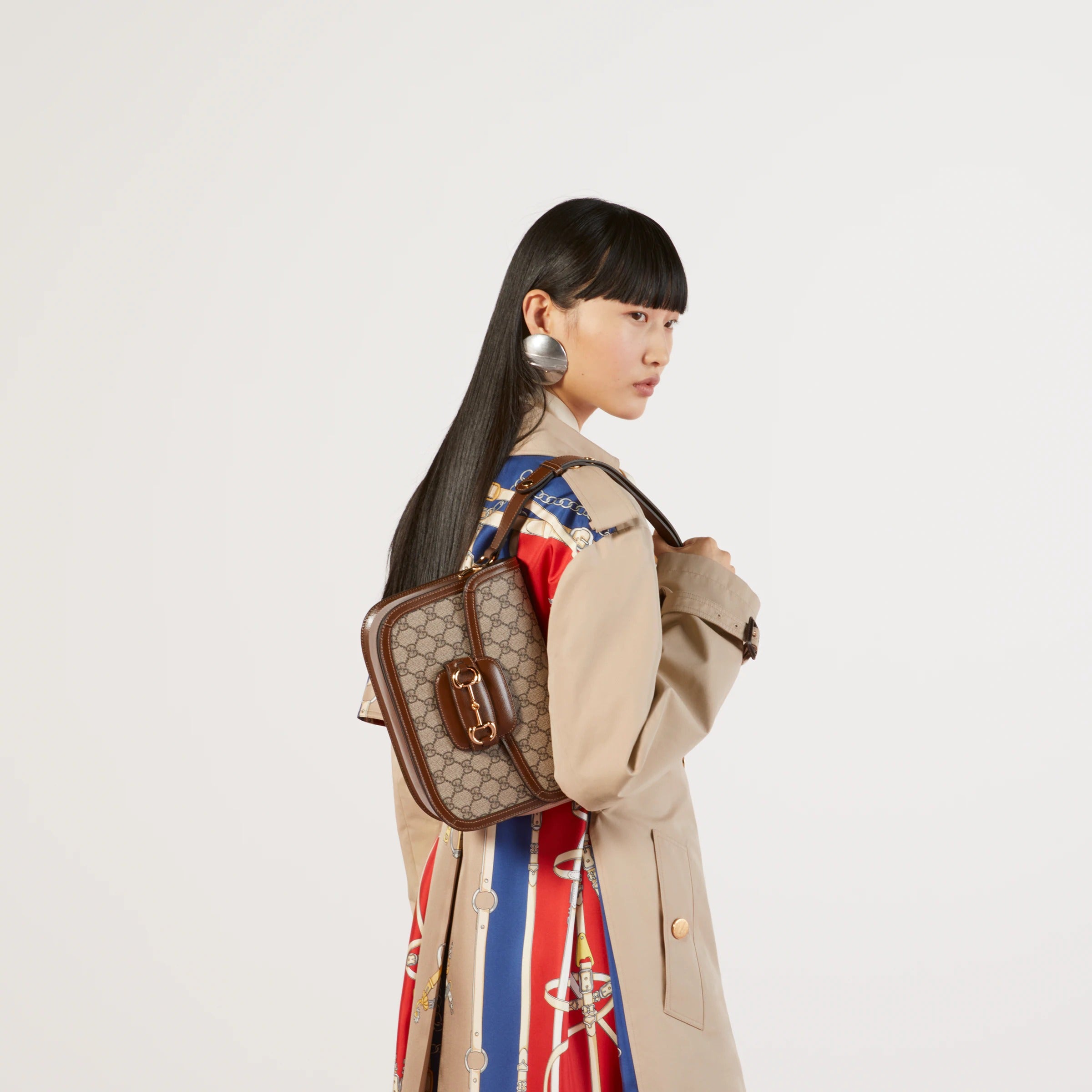 Gucci horsebit 1955 medium shoulder bag-GUCCI-Verso