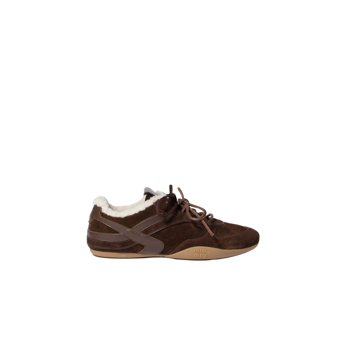 Gymnasium Suede and Shearling Sneakers-MIU MIU-309796-36-Verso