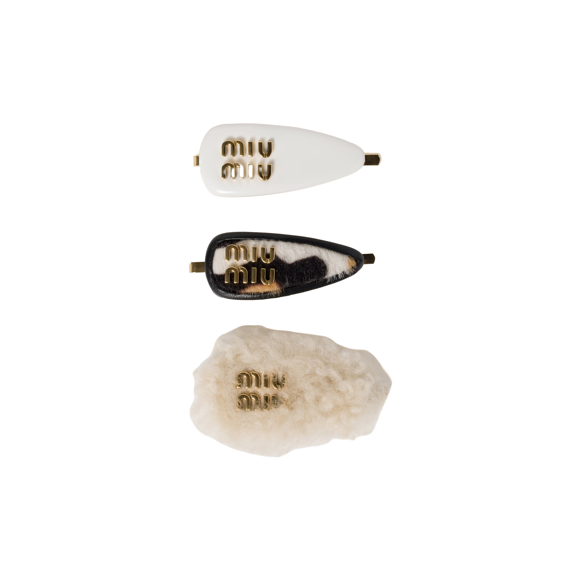 Hair clip set-MIU MIU-Verso