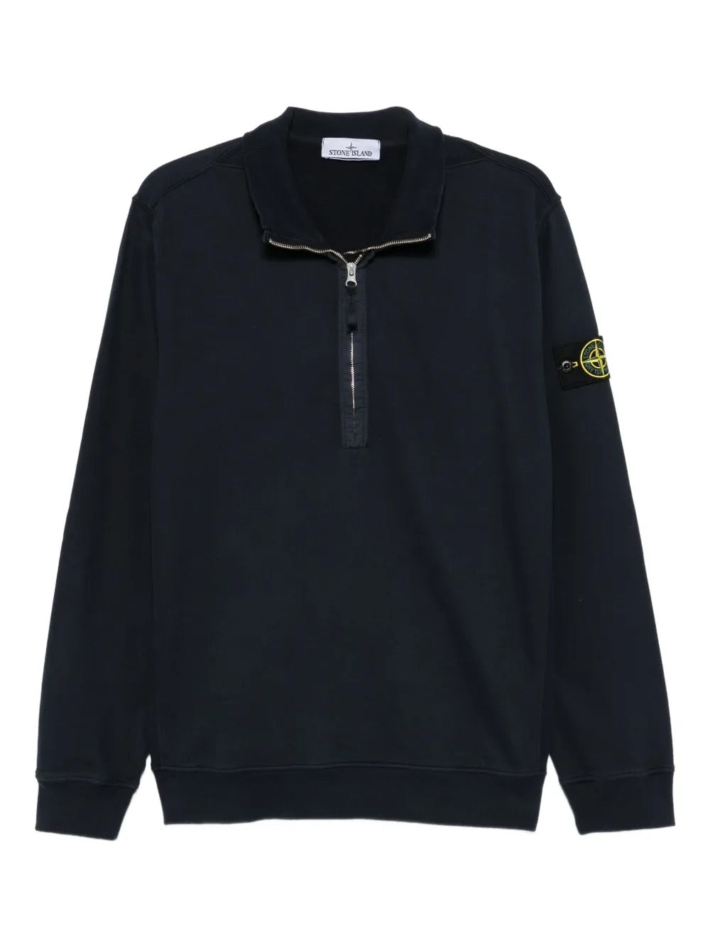 Half-zip cotton sweatshirt-STONE ISLAND-311477-XS-Verso
