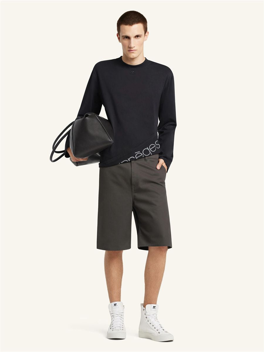 Hammer cotton shorts-COURRÈGES-Verso