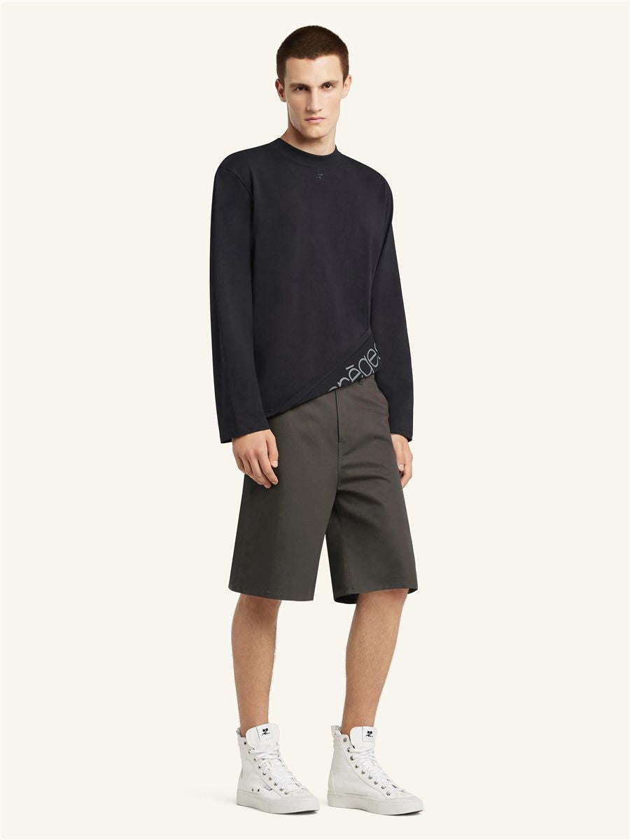 Hammer cotton shorts-COURRÈGES-Verso