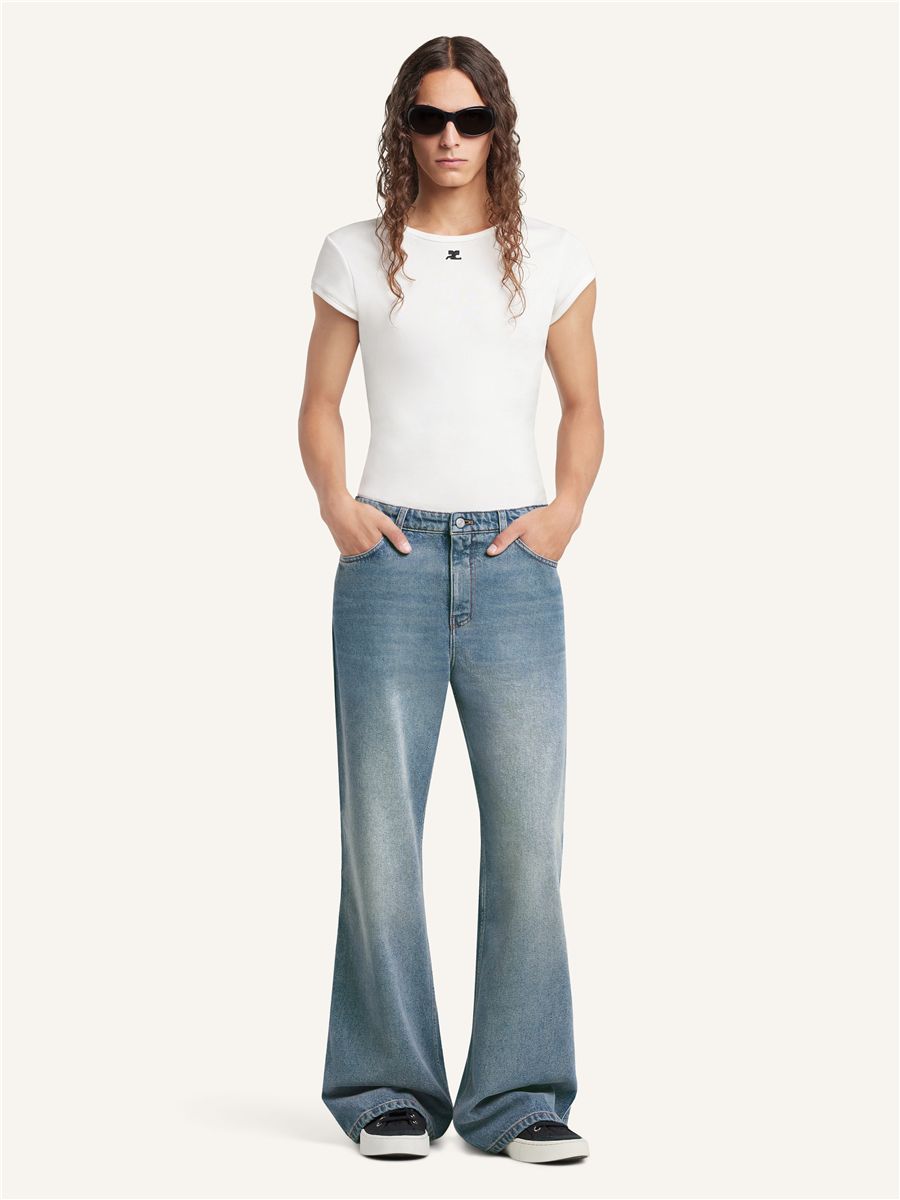 Hammer Denim Baggy Pants-COURRÈGES-Verso