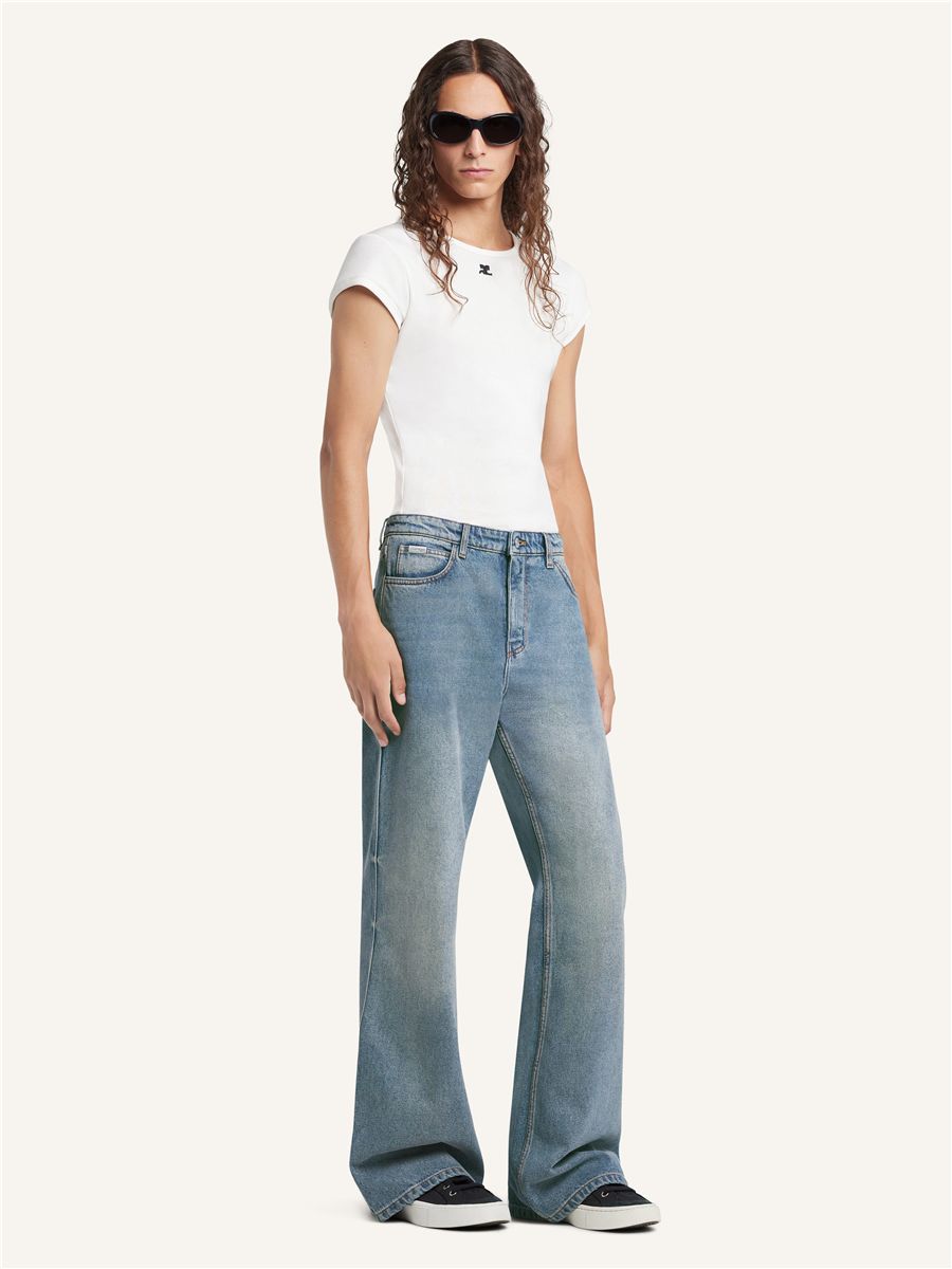 Hammer Denim Baggy Pants-COURRÈGES-Verso