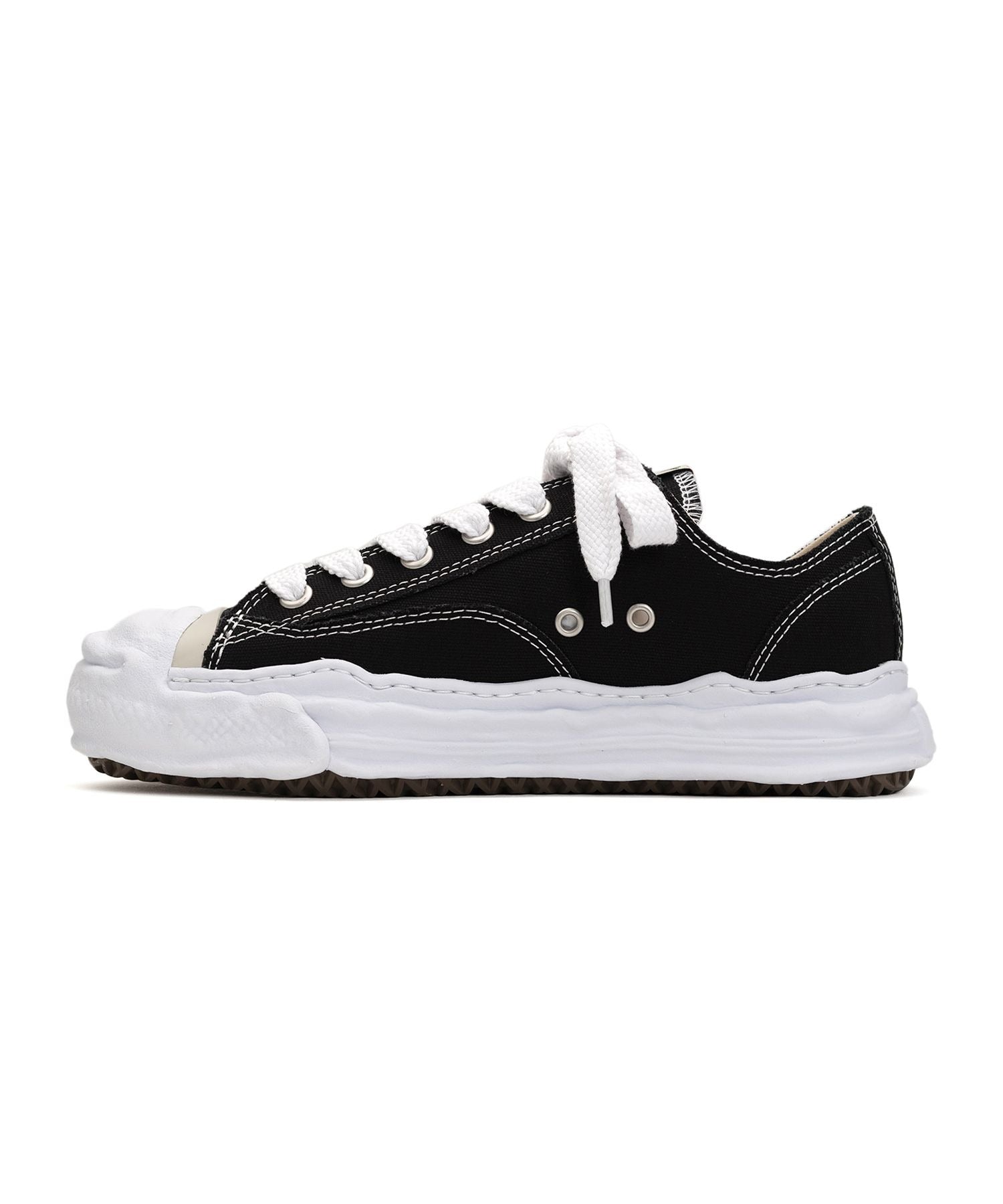 "HANK" OG Sole Canvas Low-top Sneaker-MAISON MIHARA YASUHIRO-Verso