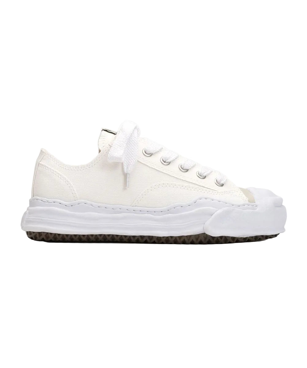 "HANK" OG Sole Canvas Low-top Sneaker-MAISON MIHARA YASUHIRO-Verso