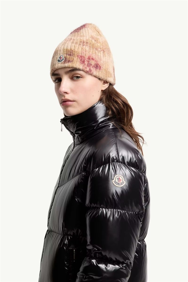 Harfang hooded long down coat-MONCLER-Verso