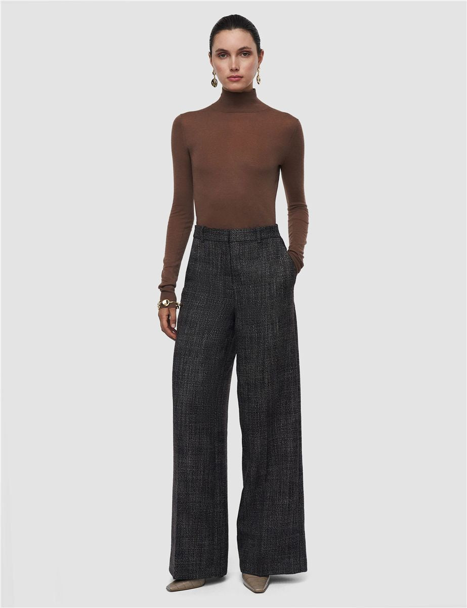 Hawley textured tailoring wool trousers-JOSEPH-Verso