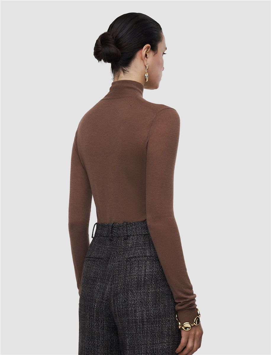 Hawley textured tailoring wool trousers-JOSEPH-Verso