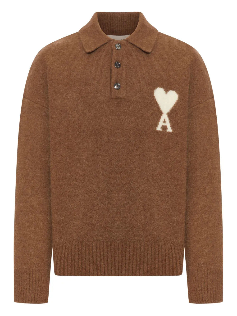 Heart-logo sweater-AMI-Verso