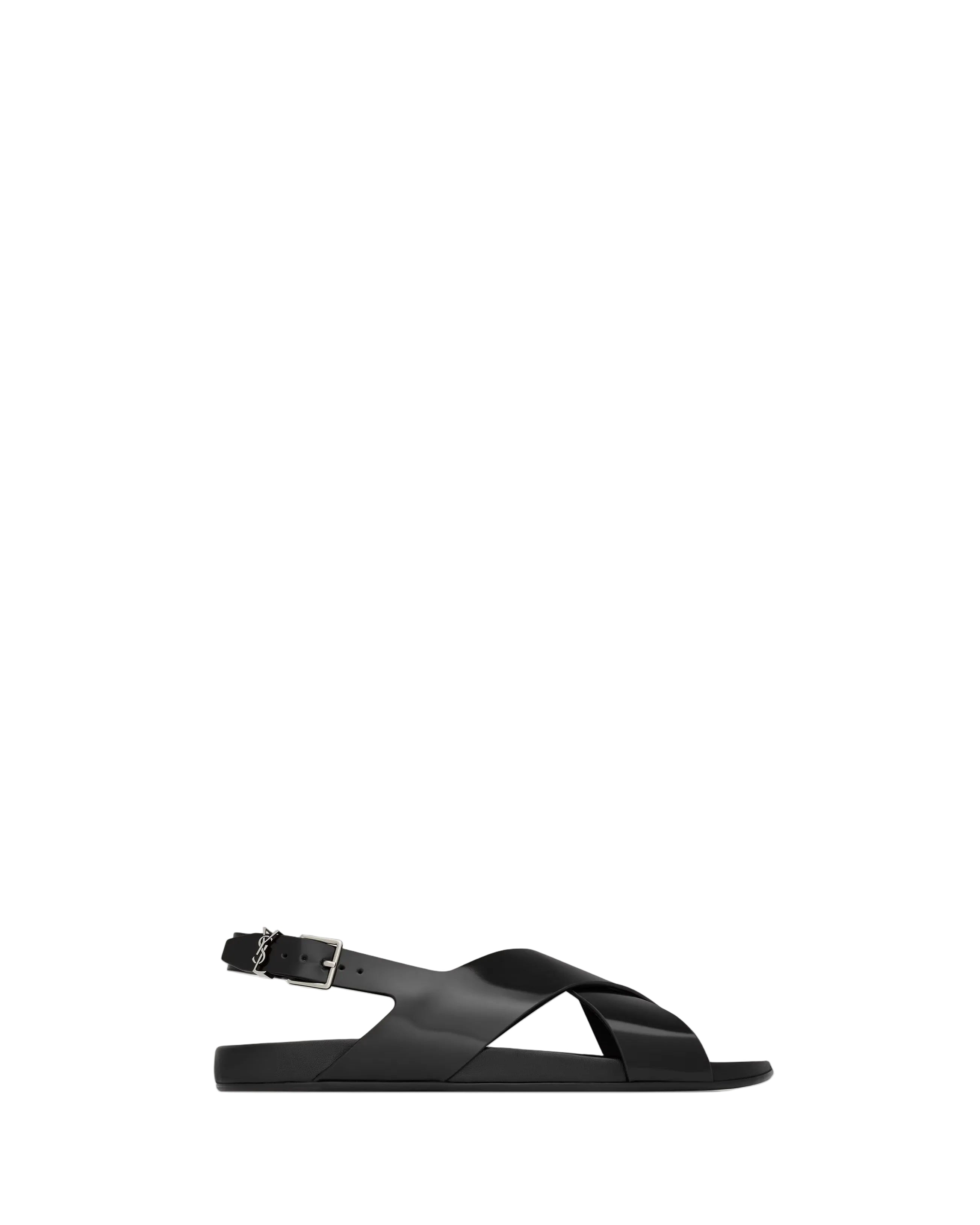 Helios sandals in glazed leather-SAINT LAURENT-311050-40-Verso