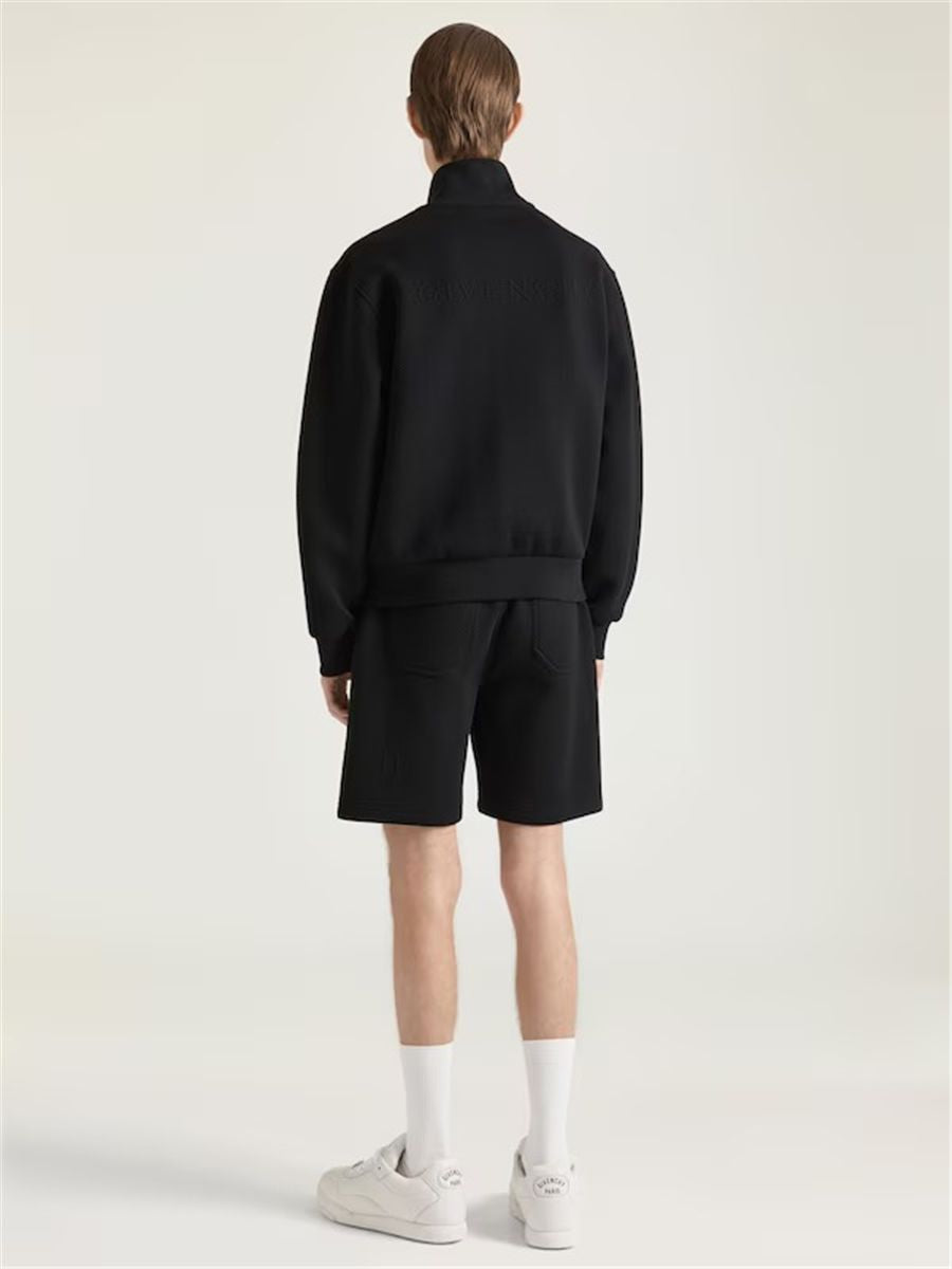 Herringbone bermuda shorts with givenchy jacquard-GIVENCHY-Verso